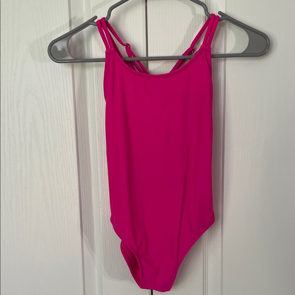 Kids Pink One Piece Swimsuit